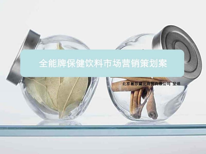全能牌保健饮料市场营销策划案.ppt